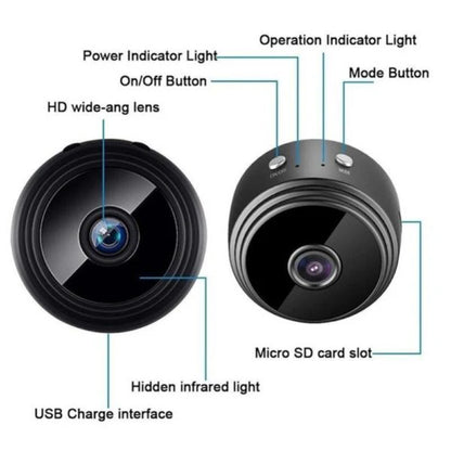 A9 Mini WiFi Security Camera – 1080P HD, Night Vision & Motion Detection | Premium Tested Quality (Imported)