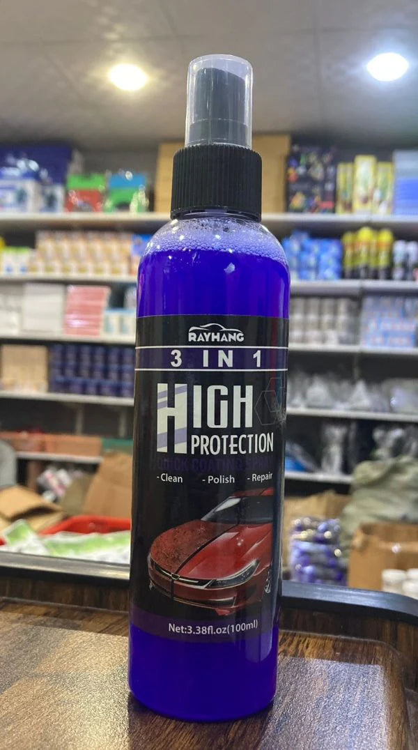 Premium Quality 3 In 1 High Protection Quick Car Coating Spray | Buy 1 Get 1 Free🔥 (Pack Of 2)
