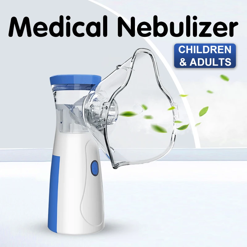 Portable Nebulizer - Nebulizer Machine for Adults and Kids, Mesh Nebulizer for Breathing Problems, Handheld Nebulizer