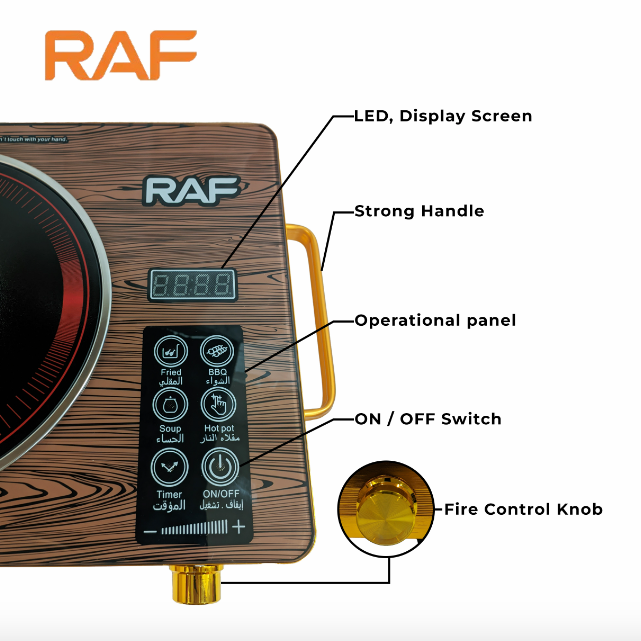 RAF Infrared Electric Stove – 3500W Hot Plate Stove