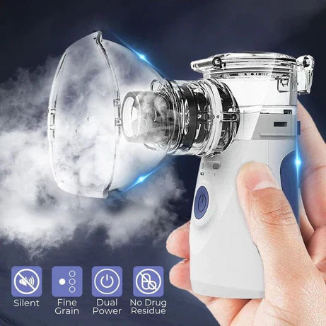 Portable Nebulizer - Nebulizer Machine for Adults and Kids, Mesh Nebulizer for Breathing Problems, Handheld Nebulizer
